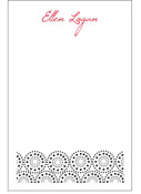 Queen Bee Personalized Note Pads - Spirals Black (NP-H-64)